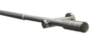 Oceľová posuvná záclonová tyč Kreta 120-210 cm