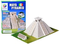 Mayská pyramída 3D priestorové puzzle 19 dielikov ZA2601 Mayská pyramída 3D priestorové puzzle 19 dielikov ZA2601