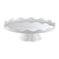 Porcelánový tanier na nohe s okrajom Crema 30 cm AMBITION Porcelánový tanier na nohe s okrajom Crema 30 cm AMBITION