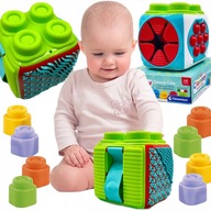 HRAČKA SENSORY CLEMMY CUB PRE BATOLA DIEŤA SOFT BLOCKS 6M CLE HRAČKA SENSORY CLEMMY CUB PRE BATOLA DIEŤA SOFT BLOCKS 6M CLE