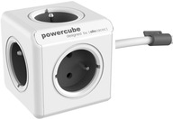 PowerCube Extended sivý kábel 1,5 m, 5 zásuviek