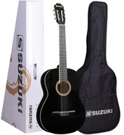 SUZUKI SCG-2 4/4 BK KLASICKÁ gitara + KUFRE