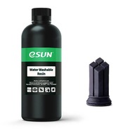 eSUN PLA vodou umývateľná čierna UV živica 1kg 1l pre 3D tlačiarne