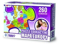 VZDELÁVACÍ HÁDANKA POLITICKÁ MAPA EURÓPY 260 KUSOV. VZDELÁVACÍ HÁDANKA POLITICKÁ MAPA EURÓPY 260 KUSOV.