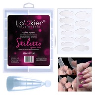 Sada foriem DUAL FORM Stiletto na FRANCÚZSKU MANDLE Sada foriem DUAL FORM Stiletto na FRANCÚZSKU MANDLE
