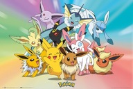 Plagát Pokémon Eevee Gotta Catch'Em All 91,5x61 cm Plagát Pokémon Eevee Gotta Catch'Em All 91,5x61 cm