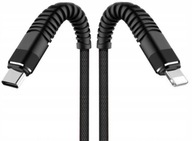 Kábel USB PD TYP C / Lightning k iPhone Nylon 2m Kábel USB PD TYP C / Lightning k iPhone Nylon 2m