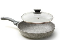 Titánová kamenná panvica 28 cm, TALIANSKÁ + POKROK Titánová kamenná panvica 28 cm, TALIANSKÁ + POKROK