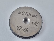 Krúžkový kalibr pre závit MSRh M4