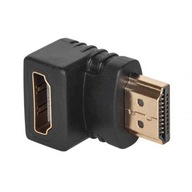 Adaptér HDMI zástrčka - HDMI zásuvka šikmá