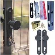 Gombíky Gombíky Gate Lock 40x40 ANTRACITOVÁ Vložka