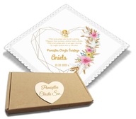 Krstný župan pre dievča chlapca Krstný ECO gravírovací box Boho MR Krstný župan pre dievča chlapca Krstný ECO gravírovací box Boho MR