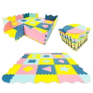 Penová podložka s plotom puzzle suchý bazén 37 prvkov ECOTOYS Penová podložka s plotom puzzle suchý bazén 37 prvkov ECOTOYS