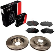 DISK + DESTIČKY PREDNÉ MERCEDES A-CLASS W168 1997-04