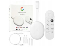 Prehrávač médií Google Chromecast 4.0 4 GB ADAPTÉR NA DIAĽKOVÉ OVLÁDANIE SMART TV