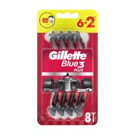 holiaci strojček GILLETTE JEDNORÁZOVÝ BLUE 3 6+2 KS. ED holiaci strojček GILLETTE JEDNORÁZOVÝ BLUE 3 6+2 KS. ED
