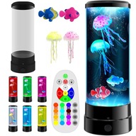 LÁVOVÁ LAMPA S MEDÚZOU RGB NÁLADOVÁ LAMPA 17 FAREB