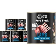 Krmivo Pure Black bez obilnín s jahňacinou 6 x 800 g Krmivo Pure Black bez obilnín s jahňacinou 6 x 800 g
