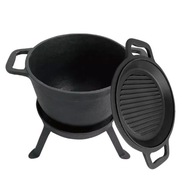 MAĎARSKÝ LIATINOVÝ HRNEC POĽOVNÍCKY 5L NA PEČENIE CAMPFIRE MAĎARSKÝ LIATINOVÝ HRNEC POĽOVNÍCKY 5L NA PEČENIE CAMPFIRE