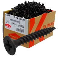 Skrutky do sadrokartónu GK kovové 3,5x35 1000 ks Skrutky do sadrokartónu GK kovové 3,5x35 1000 ks