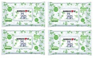 BAMBOOLOVE BAMBUSOVÉ VLHČENÉ Utierky 4x60 ks BAMBOOLOVE BAMBUSOVÉ VLHČENÉ Utierky 4x60 ks