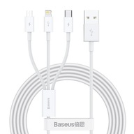 BASEUS USB micro USB Lightning kábel 3v1 1,2m BASEUS USB micro USB Lightning kábel 3v1 1,2m
