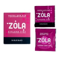ZOLA 06 Modrá Čierna farba na obočie + oxidant ZOLA 06 Modrá Čierna farba na obočie + oxidant