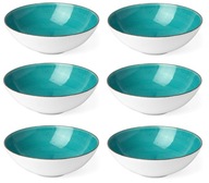LIKE BOSS SEA BLUE 6 X MISKA NA ŠALÁT 18 cm LIKE BOSS SEA BLUE 6 X MISKA NA ŠALÁT 18 cm