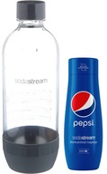 Sodastream fľaša 1l + koncentrát pepsi sirupu