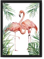 Moderný obraz FLAMING plagát 33x43 v ráme ikea Moderný obraz FLAMING plagát 33x43 v ráme ikea