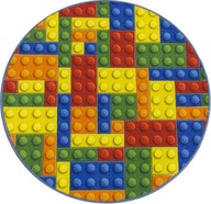 St. 80 cm okrúhly 3D BLOKOVÝ KOBEREC NA PLSTE St. 80 cm okrúhly 3D BLOKOVÝ KOBEREC NA PLSTE