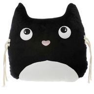 MAČKA FELINE JEMNÝ plyšový vankúšik 27X26 ČIERNA CAT MAČKA FELINE JEMNÝ plyšový vankúšik 27X26 ČIERNA CAT