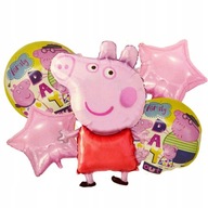 BALÓNKY Z PEPPA PIG FÓLIE Súprava 5 kusov BALÓNKY Z PEPPA PIG FÓLIE Súprava 5 kusov