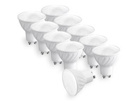 10x GU10 LED žiarovka 8W 4000K NW 750lm halogénová
