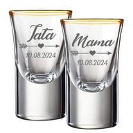 Cheated Vodka Poháre 15 ml pozlátené Pre rodičov Mama Otec GRAVÍROVANIE Cheated Vodka Poháre 15 ml pozlátené Pre rodičov Mama Otec GRAVÍROVANIE