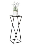 Moderný kvetinový stojan na záhony 70 cm čierny Moderný kvetinový stojan na záhony 70 cm čierny