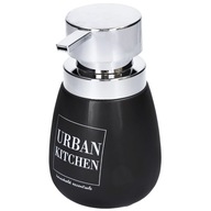 DÁVKOVAČ TEKUTÉHO MYDLA NA RIADENIE ČIERNA KERAMIKA 300 ML DO KUCHYNE KÚPEĽNE DÁVKOVAČ TEKUTÉHO MYDLA NA RIADENIE ČIERNA KERAMIKA 300 ML DO KUCHYNE KÚPEĽNE