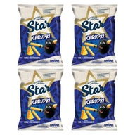 4x Star Corn chrums, syr, zemiaková príchuť, 125g 4x Star Corn chrums, syr, zemiaková príchuť, 125g