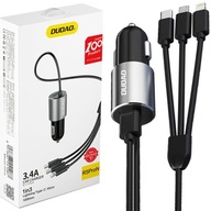 DUDAO NABÍJAČKA DO AUTO USB/LIGHTNING/USB C DUDAO NABÍJAČKA DO AUTO USB/LIGHTNING/USB C