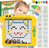 MAGNETICKÁ DINO DOSKA MOZAIKA MONTESSORI BODKY PUZZLE MAGPAD MAGNETICKÁ DINO DOSKA MOZAIKA MONTESSORI BODKY PUZZLE MAGPAD