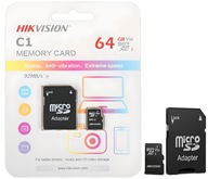 Hikvision HS-TF-C1(STD)/64G/Adaptér SDHC pamäťová karta 64 GB