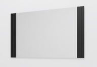 Zrkadlo RIVA s rámom, čierny výbrus, 80x50 závesné