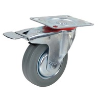 KOLESO Otočné KOLESÁ s brzdou, priemer 100mm, 70kg KOLESO Otočné KOLESÁ s brzdou, priemer 100mm, 70kg