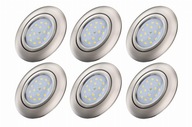 6x SKLOPNÉ STROPNÉ SVETLO - LED 5W - OBÝVAČKA - KUCHYŇA - CHODBA - SVIETIDLO 6x SKLOPNÉ STROPNÉ SVETLO - LED 5W - OBÝVAČKA - KUCHYŇA - CHODBA - SVIETIDLO