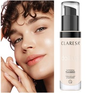 Claresa Illuminating Facial Foundation Doll up 02 light kyselina hyalurónová Claresa Illuminating Facial Foundation Doll up 02 light kyselina hyalurónová