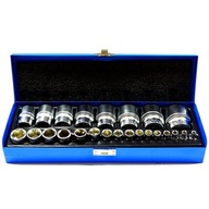 SADA ZÁSUVEK POUZDRO 1/4″ 1/2″ 24 KS SADA ZÁSUVEK POUZDRO 1/4″ 1/2″ 24 KS