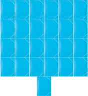 Plastová zložka s rohovou elastickou A4 modrá x25