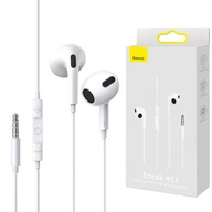 Baseus - Dobré slúchadlá do uší s 3,5 mm mini jack mikrofónom, silné basy Baseus - Dobré slúchadlá do uší s 3,5 mm mini jack mikrofónom, silné basy