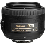 Svetelný objektív NIKON 35 mm f/1,8G DX pre Nikon F
