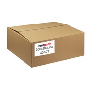 Kartón 300x200x150 Kartónová krabica SET 40KS